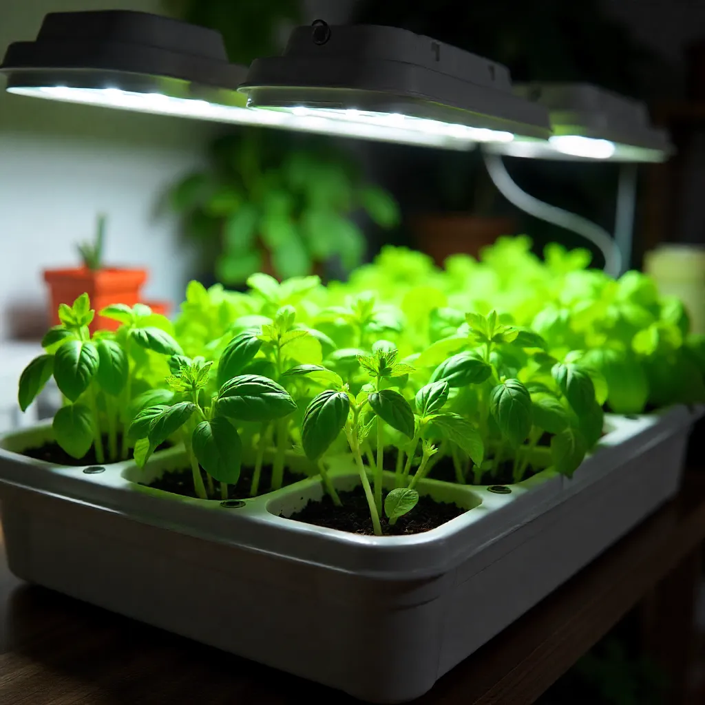 Light spectrum for herbs